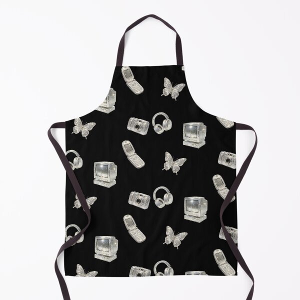 Item preview, Silver Disco Retro Tech Collage designed and sold by Moody Critters.