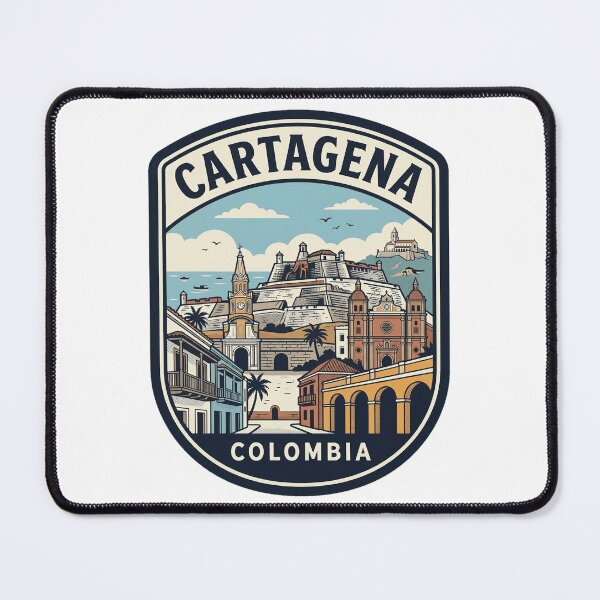 Item preview, Cartagena Colombia Vintage Travel Badge designed and sold by k3rstman1.