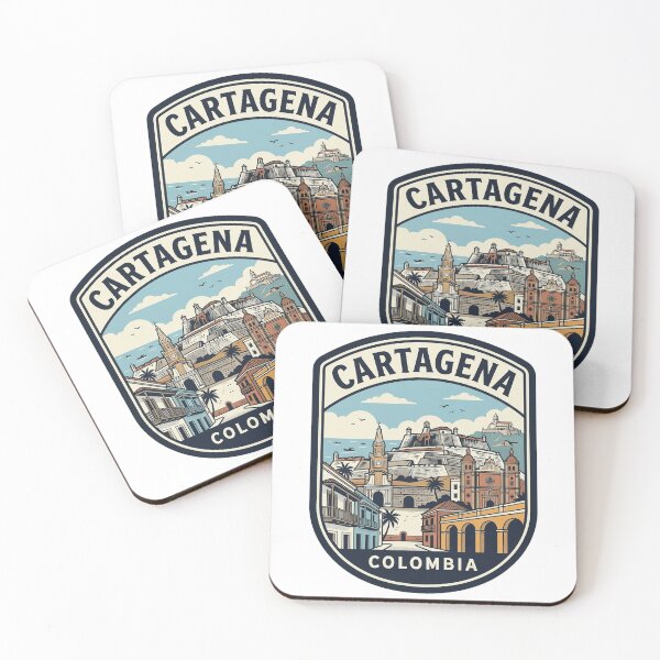 Item preview, Cartagena Colombia Vintage Travel Badge designed and sold by k3rstman1.
