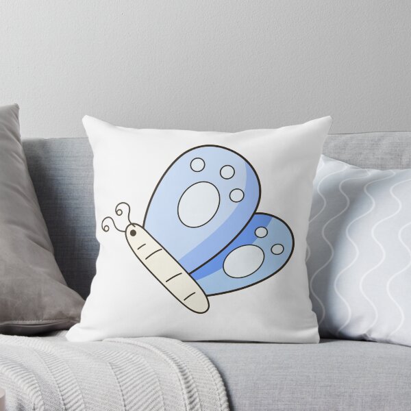 Item preview, Cute Blue Butterfly Hand Drawn Vector designed and sold by Porpor Artwork.
