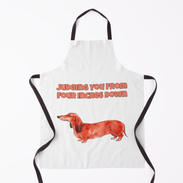 Item preview, Dachshund Judging You Funny Low Rider Dog Watercolour designed and sold by NatureUnleashed.