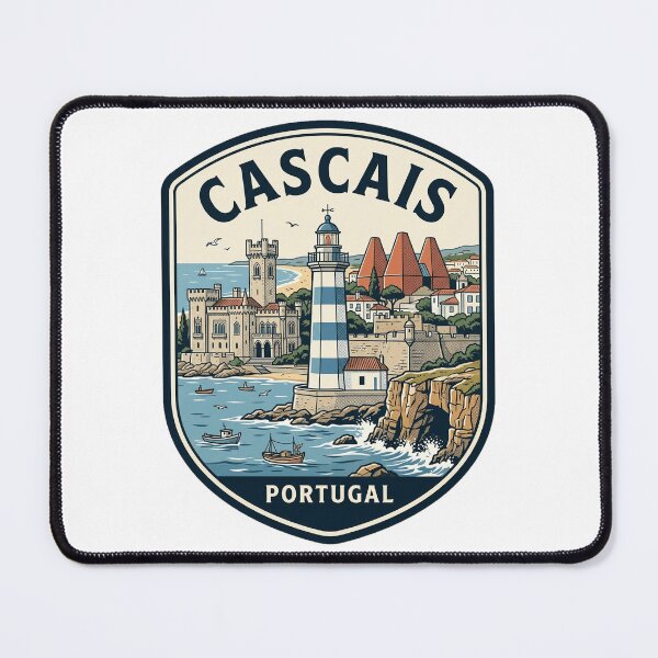 Item preview, Cascais Portugal Vintage Travel Illustration designed and sold by k3rstman1.