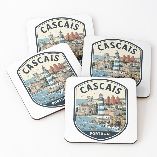 Item preview, Cascais Portugal Vintage Travel Illustration designed and sold by k3rstman1.