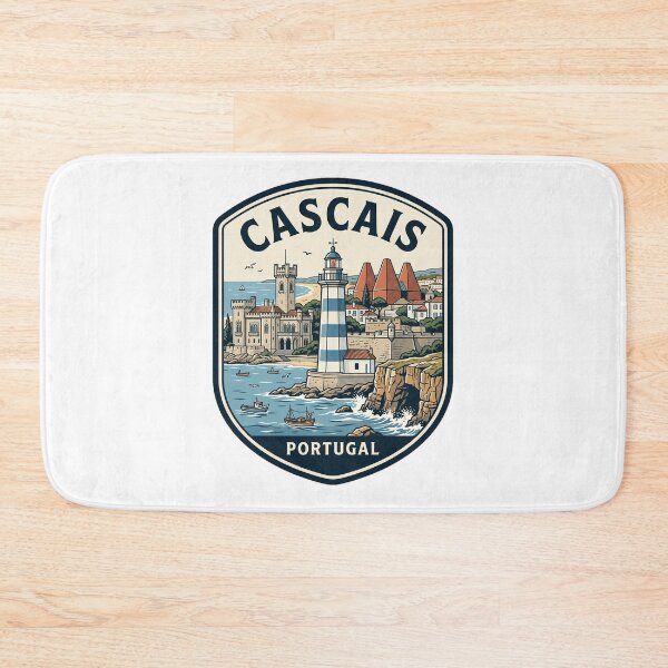 Item preview, Cascais Portugal Vintage Travel Illustration designed and sold by k3rstman1.