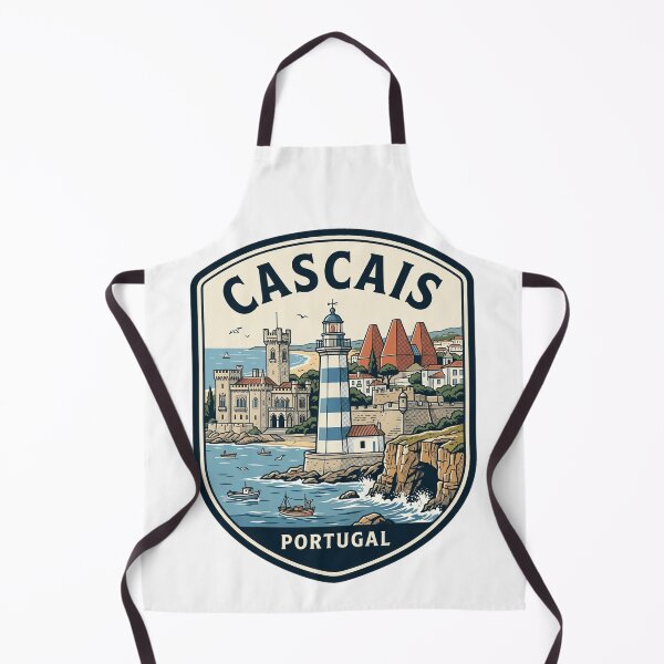 Item preview, Cascais Portugal Vintage Travel Illustration designed and sold by k3rstman1.