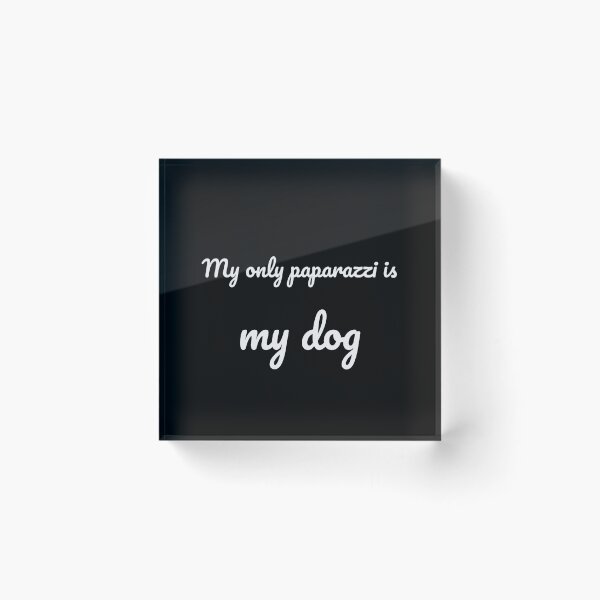 Item preview, My Only Paparazzi Is My Dog Funny Pet Tee designed and sold by low battery meme design.