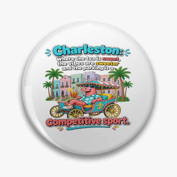 Item preview, Charleston SC Sweet Tea Parking Competitive Sport Funny T-Shirt designed and sold by Sushikidsntoddlers.