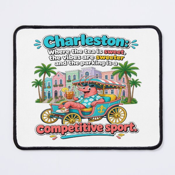 Item preview, Charleston SC Sweet Tea Parking Competitive Sport Funny T-Shirt designed and sold by Sushikidsntoddlers.