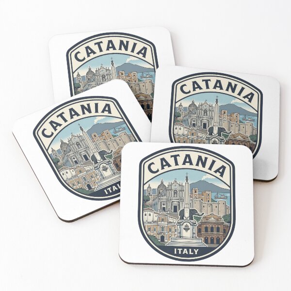 Item preview, Catania Italy Vintage Travel Badge designed and sold by k3rstman1.