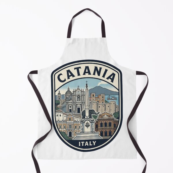 Item preview, Catania Italy Vintage Travel Badge designed and sold by k3rstman1.