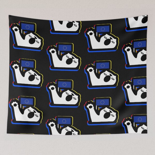 Item preview, Cute EU Flag Cat Cartoon European Union Pet Lover designed and sold by AhmedZouita.