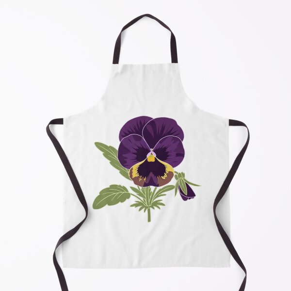 Item preview, "Purple Pansy Flower – Vintage Botanical Illustration Sticker Design" designed and sold by Dzblack.