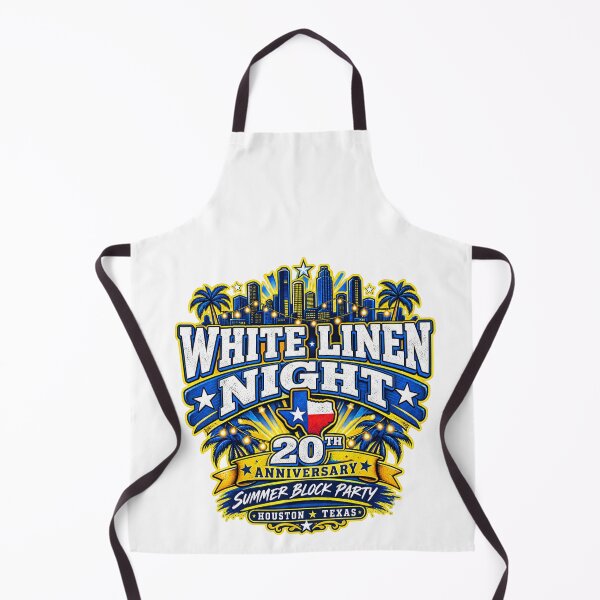 Item preview, White Linen Night Houston Texas Summer Block Party designed and sold by IRON WINGS /USAF.