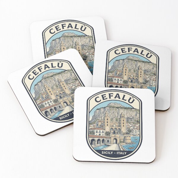 Item preview, Cefalu Sicily Italy Vintage Travel Badge designed and sold by k3rstman1.