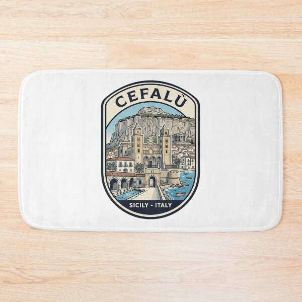 Item preview, Cefalu Sicily Italy Vintage Travel Badge designed and sold by k3rstman1.