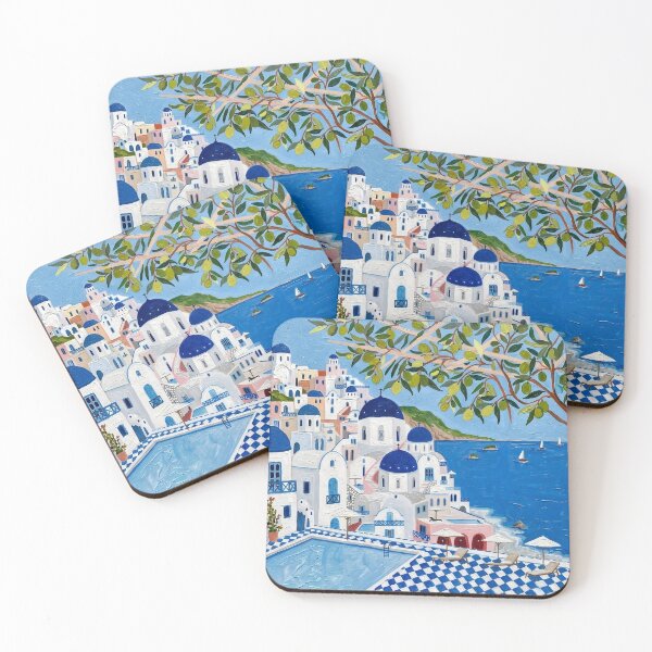 Item preview, Santorini, Greece designed and sold by POSTERIOCREW.