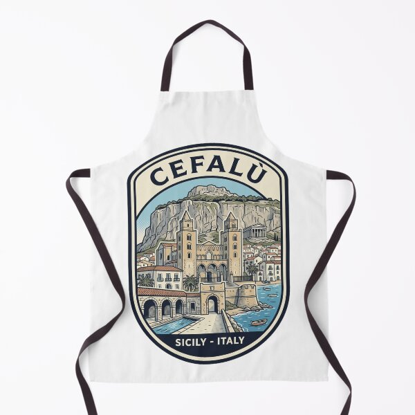 Item preview, Cefalu Sicily Italy Vintage Travel Badge designed and sold by k3rstman1.