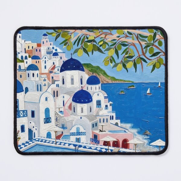 Item preview, Santorini, Greece designed and sold by POSTERIOCREW.