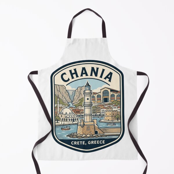 Item preview, Chania Crete Greece Vintage Travel Badge designed and sold by k3rstman1.
