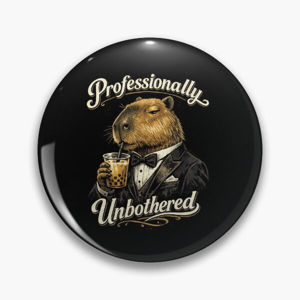 Item preview, Unbothered Capybara Professionally Unbothered designed and sold by teemix.