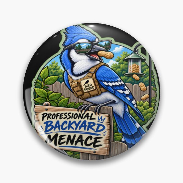 Item preview, Professional Backyard Menace Blue Jay | Funny Birdwatching Bird Lover Design designed and sold by Jankes88.