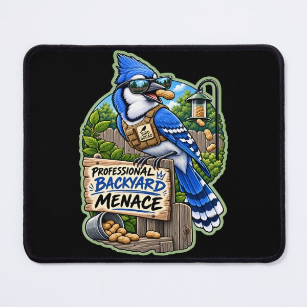 Item preview, Professional Backyard Menace Blue Jay | Funny Birdwatching Bird Lover Design designed and sold by Jankes88.