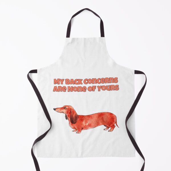 Item preview, Dachshund Back Concerns Sarcastic Funny Dog Watercolour designed and sold by NatureUnleashed.