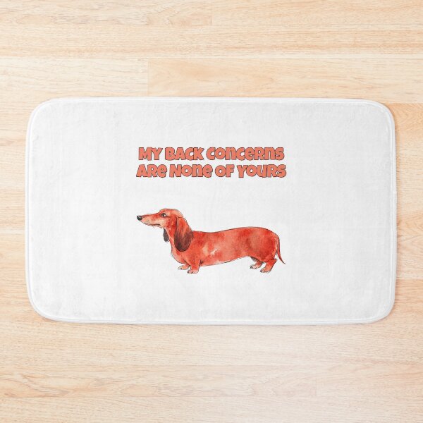 Item preview, Dachshund Back Concerns Sarcastic Funny Dog Watercolour designed and sold by NatureUnleashed.