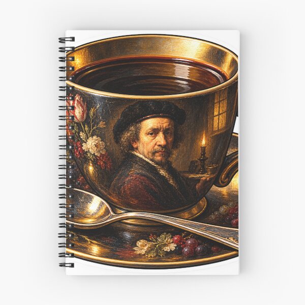 Item preview, Dutch Golden Age Coffee Cup – Rembrandt Inspired designed and sold by ChicClicker.