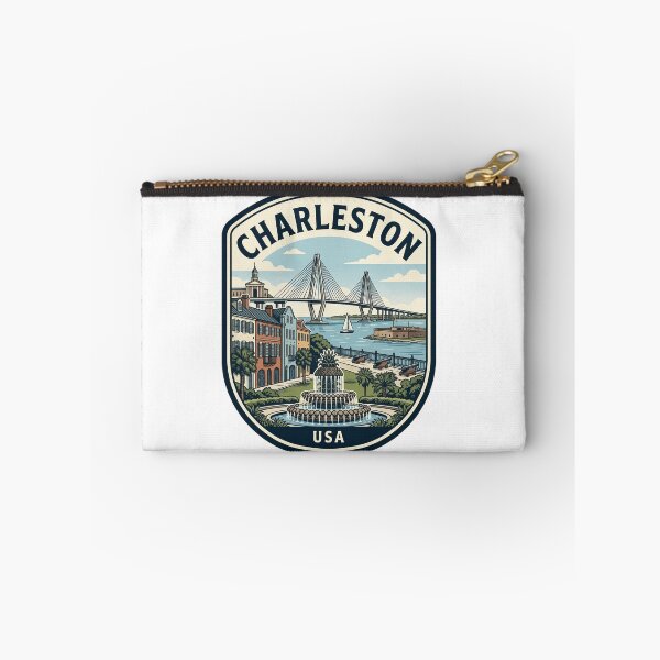 Item preview, Charleston South Carolina Retro Travel Emblem designed and sold by k3rstman1.