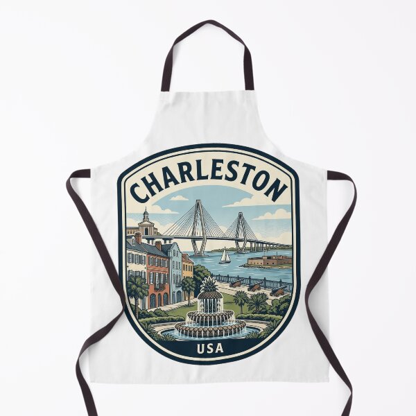 Item preview, Charleston South Carolina Retro Travel Emblem designed and sold by k3rstman1.