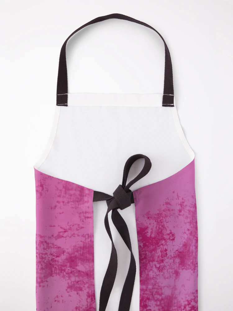 Thumbnail 5 of 6, Apron, Distressed Design in Raspberry  designed and sold by JaygiesDesign.