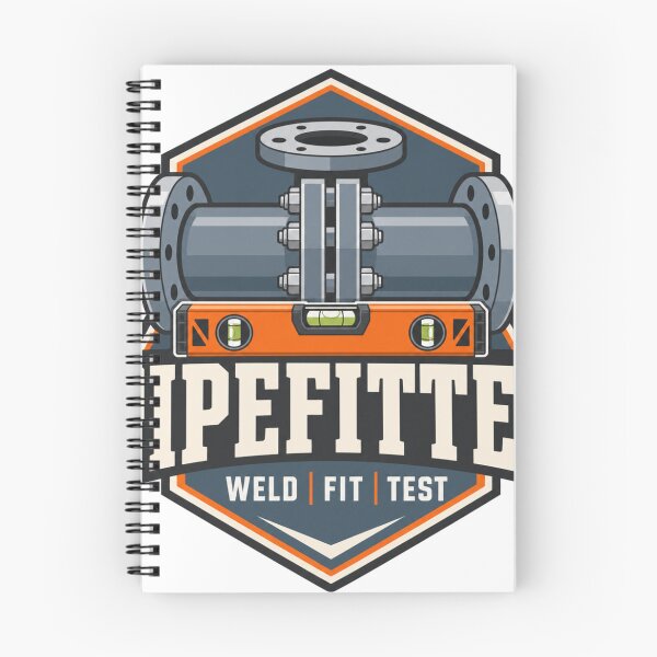 Item preview, Pipefitter Badge Modern Industrial Emblem Trade Gift designed and sold by BoosterShop.