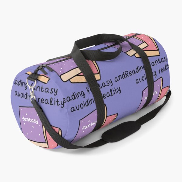 Item preview, Reading fantasy and avoiding reality book reader designed and sold by fluffyfamcraft.