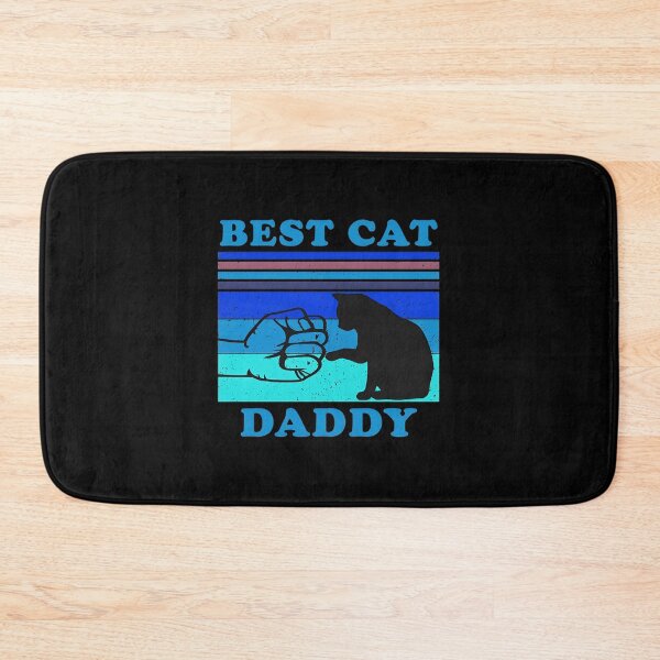 Item preview, Best Cat Daddy Fist Bump Retro Sunset Design designed and sold by SoyLamderma.