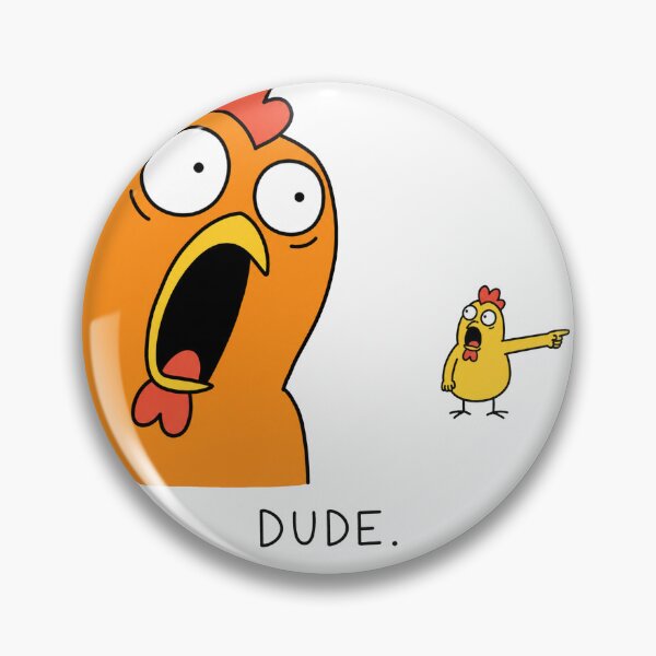Item preview, Dude Funny Chicken Reaction Meme designed and sold by MonkiFlipp.