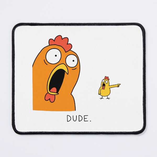 Item preview, Dude Funny Chicken Reaction Meme designed and sold by MonkiFlipp.