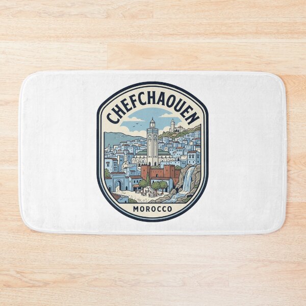Item preview, Chefchaouen Morocco Blue City Travel Badge designed and sold by k3rstman1.