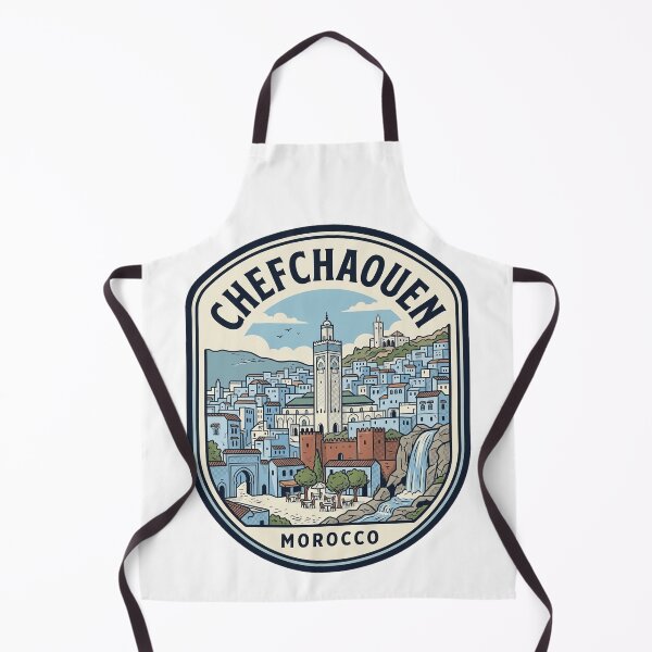 Item preview, Chefchaouen Morocco Blue City Travel Badge designed and sold by k3rstman1.