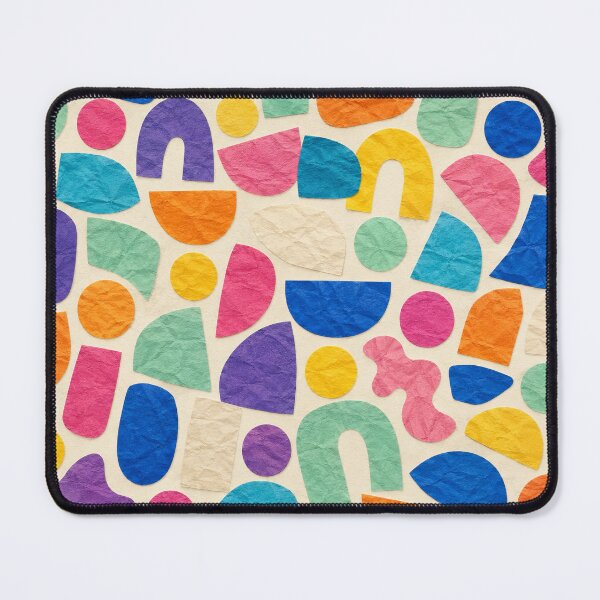 Item preview, Colorful Torn Paper Collage Background with Pastel Crumpled Textures designed and sold by WangAew.