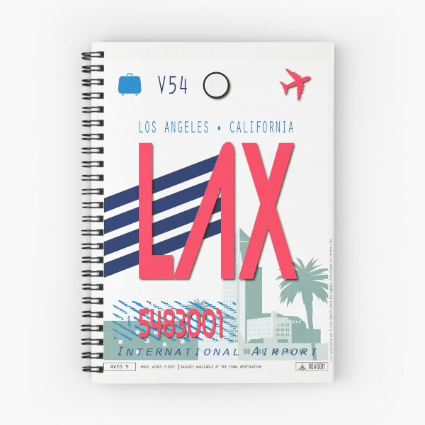 Item preview, Los Angeles Airport Baggage Poster designed and sold by Fine-Art-Hub.