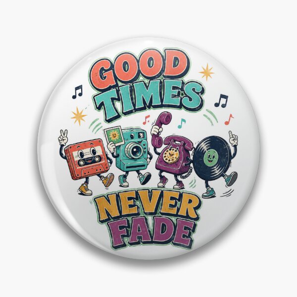 Item preview, Good Times Never Fade – Retro Memories T-Shirt designed and sold by NinaCreator.