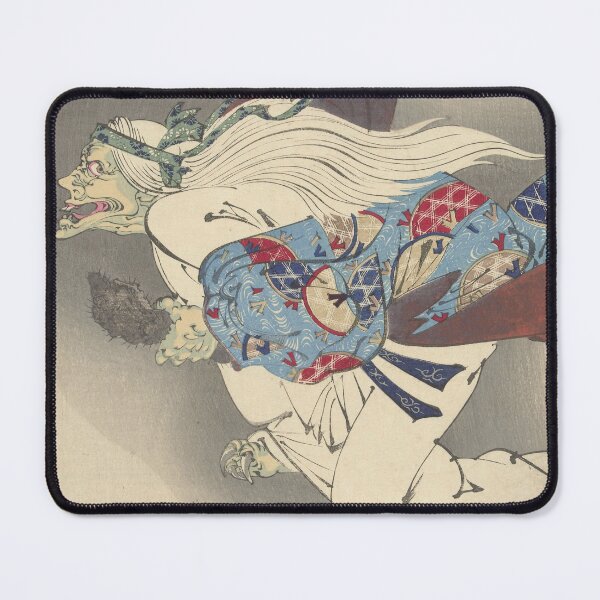 Item preview, Old woman flying away with her chopped arm designed and sold by LennyAD.