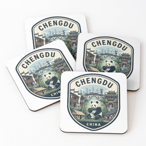 Item preview, Chengdu China Giant Panda Travel Emblem designed and sold by k3rstman1.