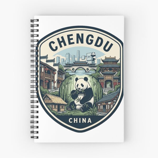 Item preview, Chengdu China Giant Panda Travel Emblem designed and sold by k3rstman1.
