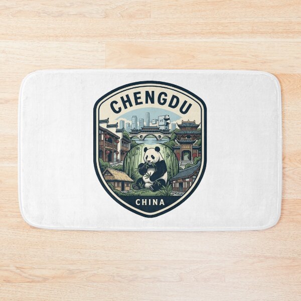 Item preview, Chengdu China Giant Panda Travel Emblem designed and sold by k3rstman1.