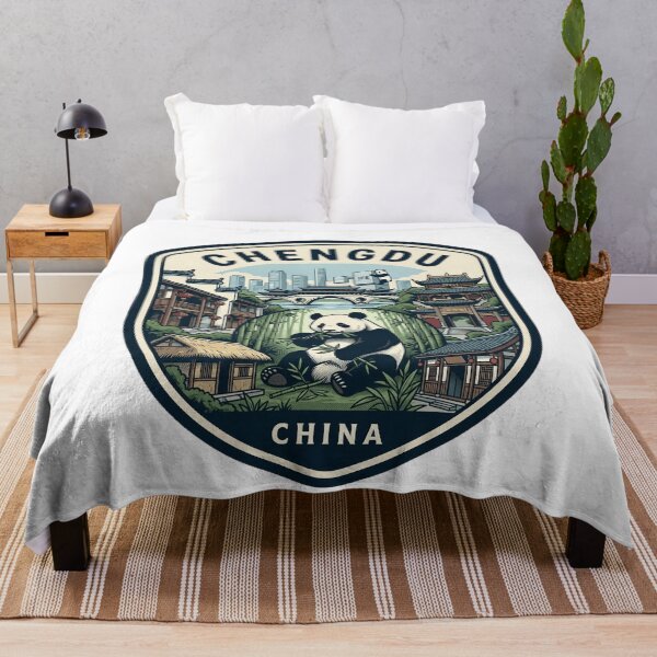 Item preview, Chengdu China Giant Panda Travel Emblem designed and sold by k3rstman1.