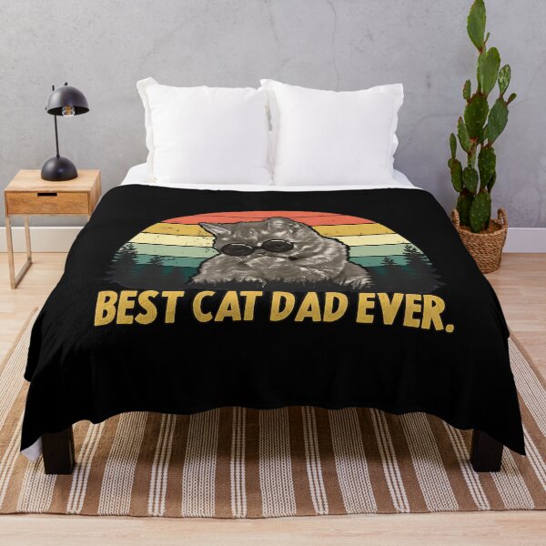 Item preview, Best Cat Dad Ever Retro Sunset Cat Graphic designed and sold by GiaoCalonas.