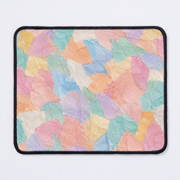 Item preview, Colorful Torn Paper Collage Background with Pastel Crumpled Textures designed and sold by WangAew.