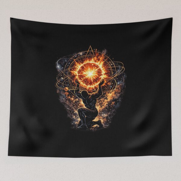 Item preview, Workout Cosmic Atlas Raising a Supernova designed and sold by teemix.